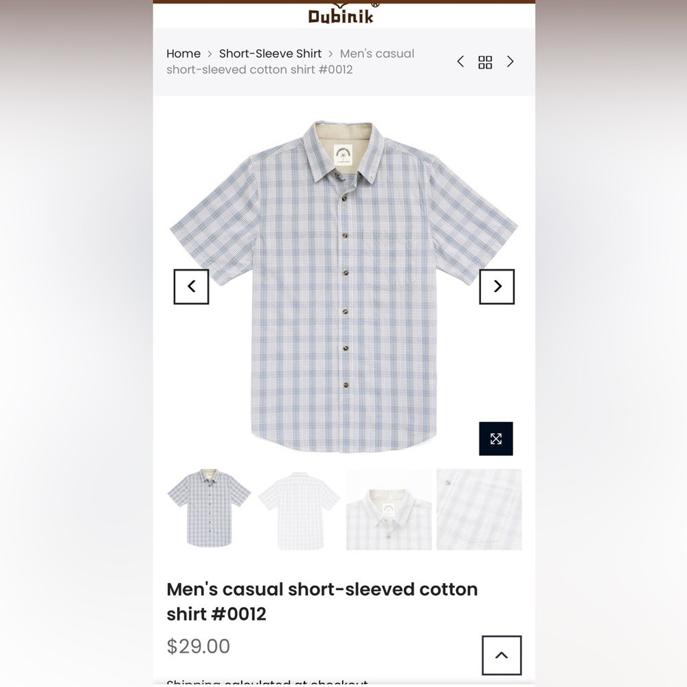 DUBINIK - EC - Men’s Button Down Shirt